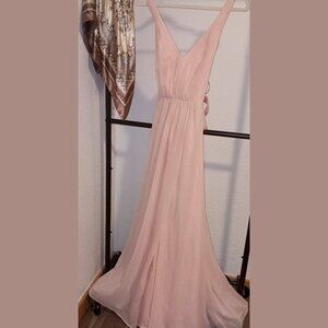 Blush Pink Vera Wang Bridesmaid Dress Size 4